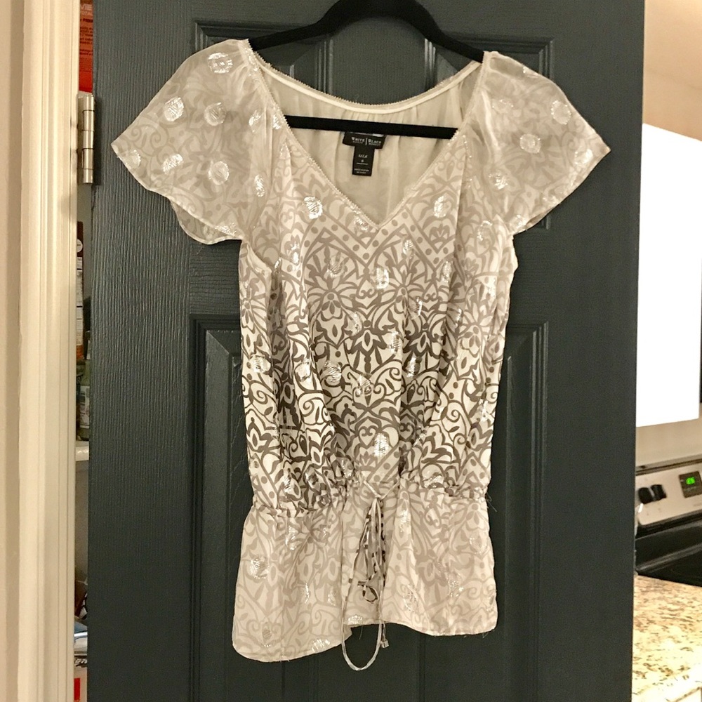 WHBM Silk Blouse